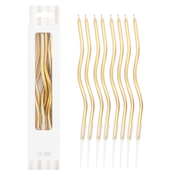 CANDELINE CURLY 8PZ CM12 ORO