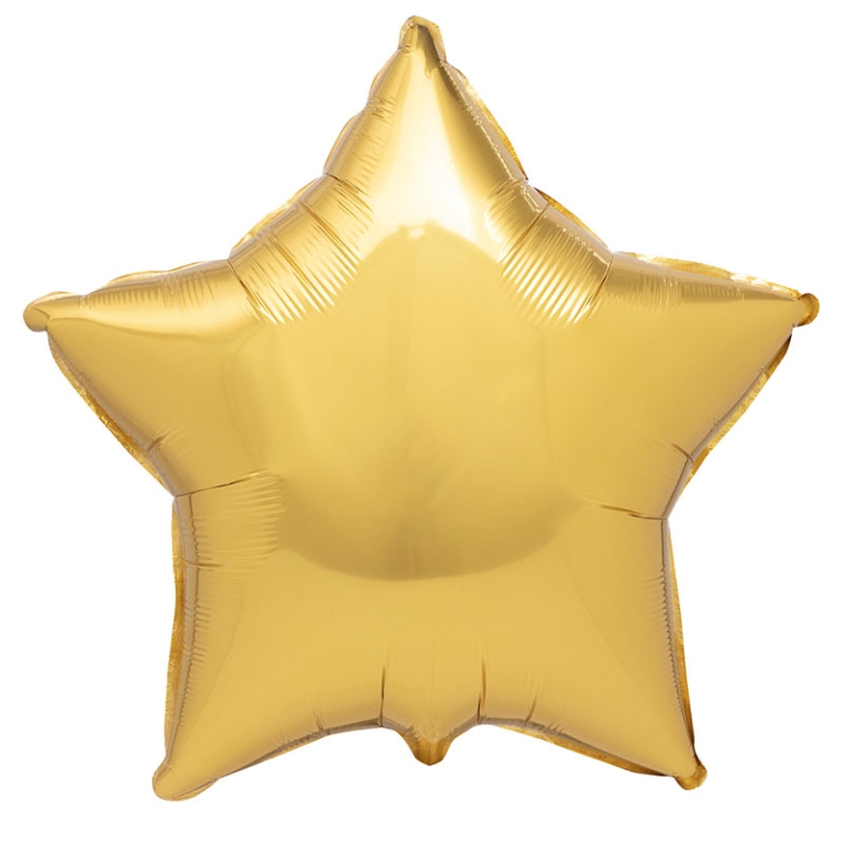 PALLONCINO MYLAR 46CM STELLA ORO