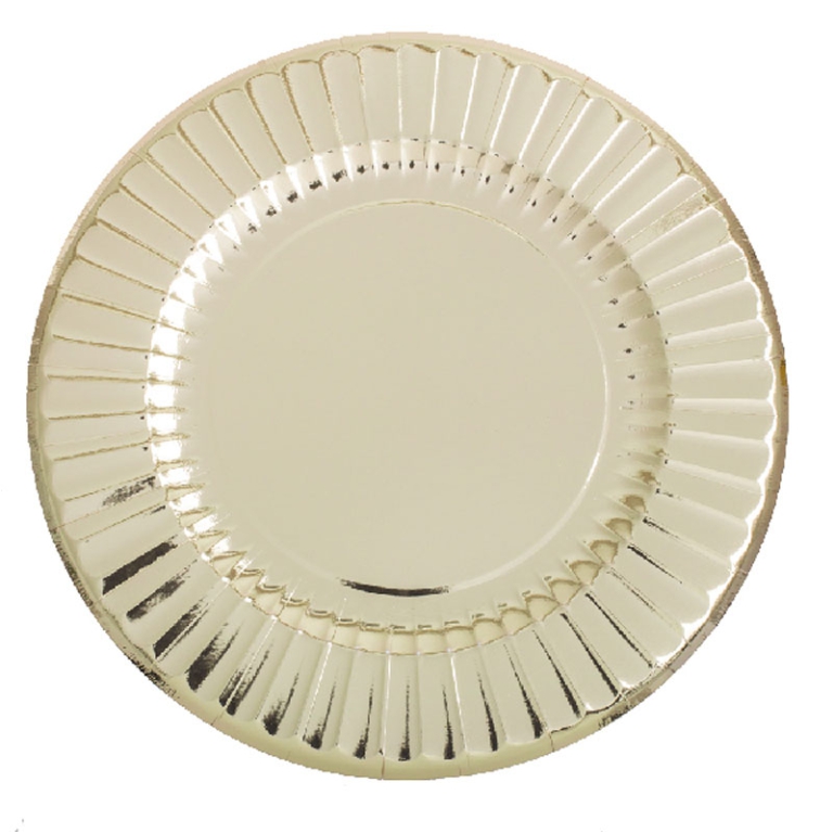 SOTTOPIATTI CARTA 6PZ    33CM ORO