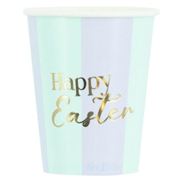 BICCHIERI 8PZ 250CC HAPPY EASTER