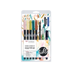 SET LETTERING BLENDED    COZY TIMES TOMBOW