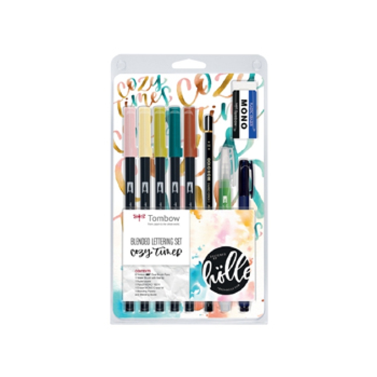 SET LETTERING BLENDED    COZY TIMES TOMBOW