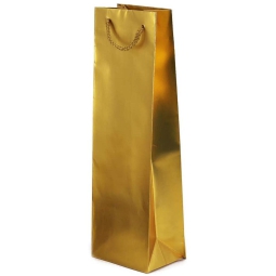 SHOPPER BOTTIGLIA 12X39X9CM MAN CORDA ORO 12PZ
