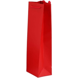 SHOPPER BOTTIGLIA 12X39X9CM MAN CORDA ROSSO 12PZ