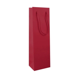 SHOPPER BOTTIGLIA 12X39X9CM MAN CORD BORDEAUX 12PZ