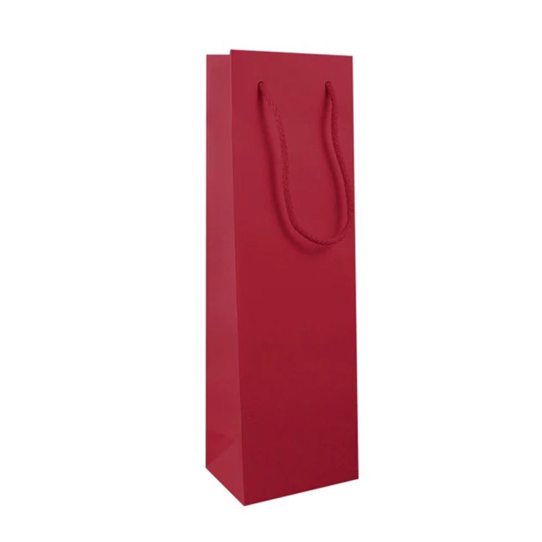 SHOPPER BOTTIGLIA 12X39X9CM MAN CORD BORDEAUX 12PZ