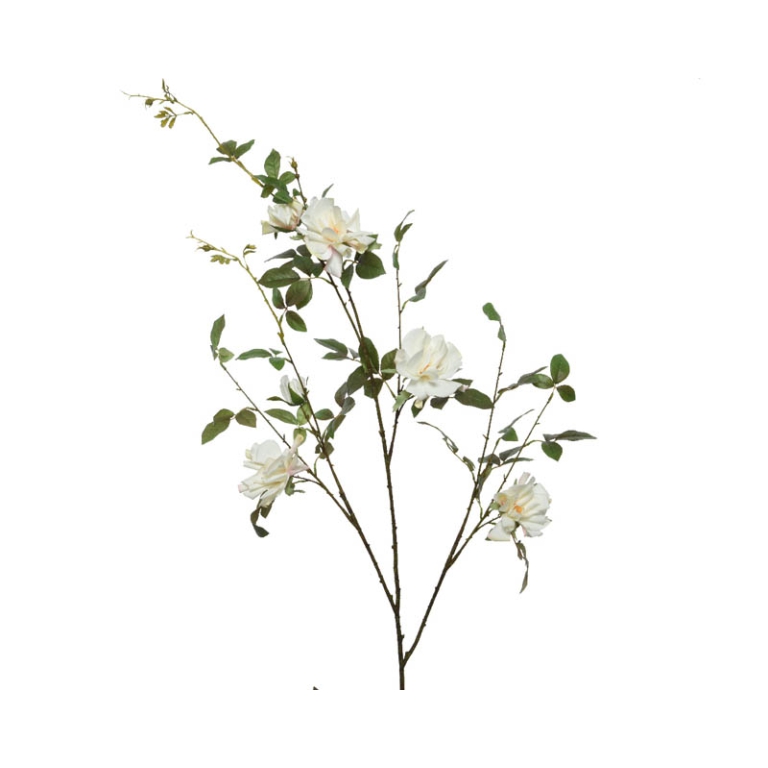 FIORE RAMO ROSELLINA H150CM CREMA