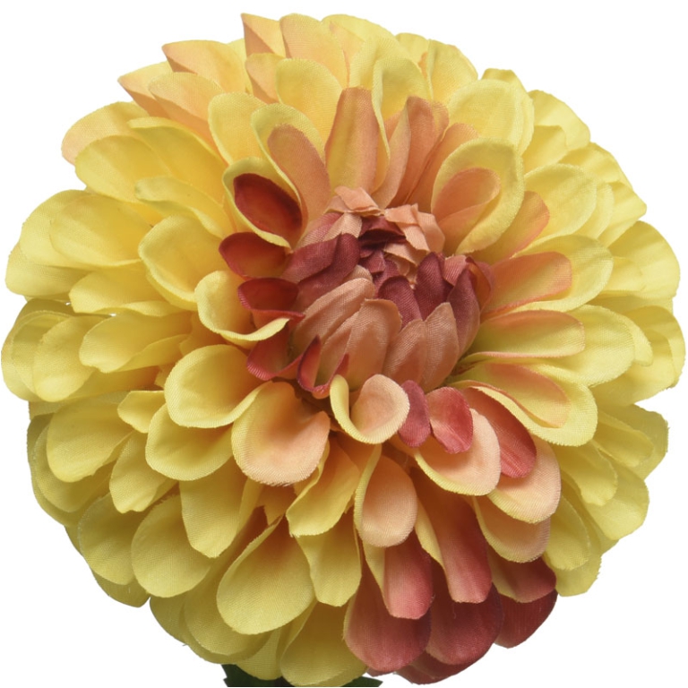RAMO DHALIA D10H75CM     GIALLO 2