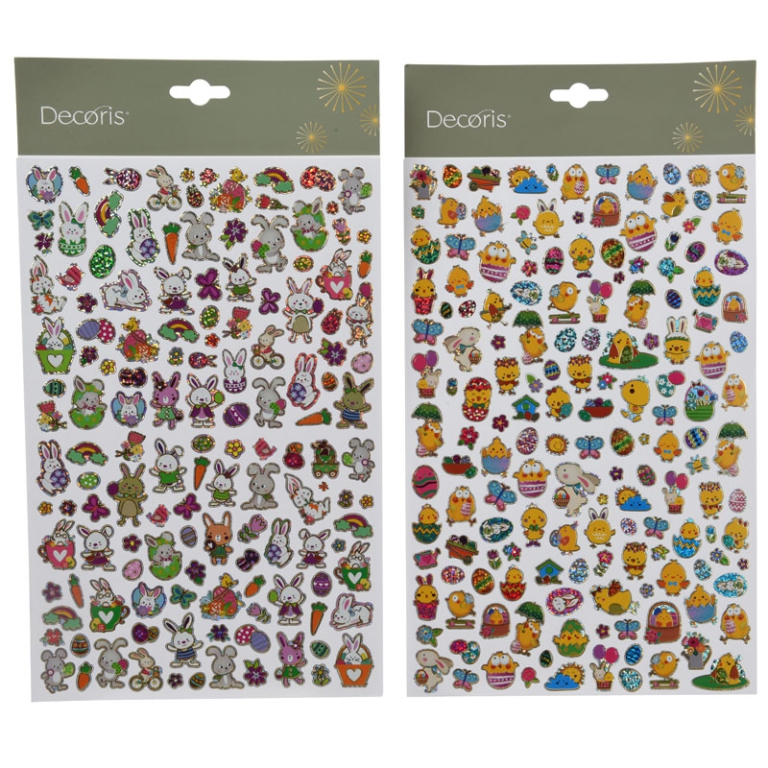 FOGLIO STIKER PASQUALI   SOGGETTI ASSORTITI