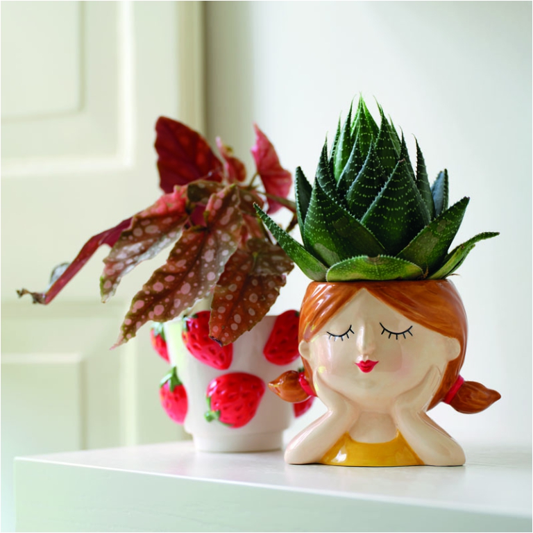 VASO MEZZOBUSTO H20,6CM  DONNA FRAGOLE 3