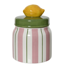 GIARA H13,5CM TAPPO CON  LIMONE