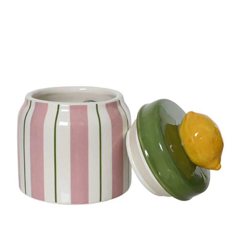 GIARA H13,5CM TAPPO CON  LIMONE 2