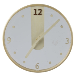 OROLOGIO DA PARETE D31CM DETTAGLI DORATI