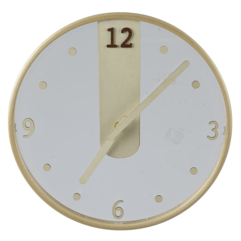 OROLOGIO DA PARETE D31CM DETTAGLI DORATI