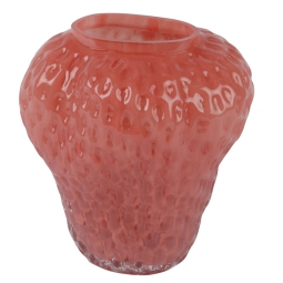 VASO FRAGOLA VETRO H25CM