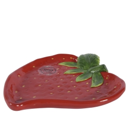 PIATTO FRAGOLA 17X14H3CM