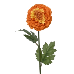 RAMO FIORE CALENDULA H40CM ARANCIONE/GIALLO