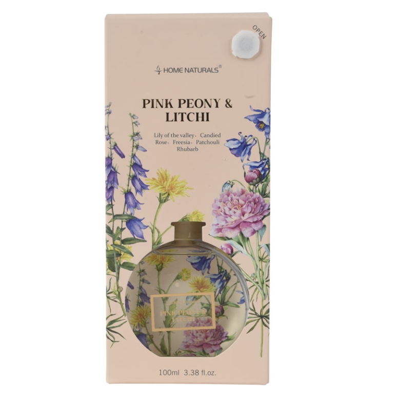 DIFFUSORE IN VETRO 100ML PESCA E LITCHI