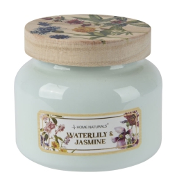 CANDELA GIARA VETRO 200GR MAGNOLIA E GELSOMINO