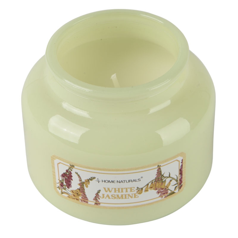 CANDELA GIARA VETRO 200GR GELSOMINO BIANCO 2