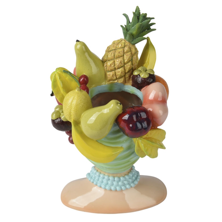 VASO MEZZOBUSTO H36,7CM  DONNA CORONA DI FRUTTI 2