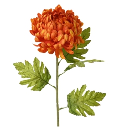 RAMO FIORE CRISANTEMO    H74CM ARANCIONE