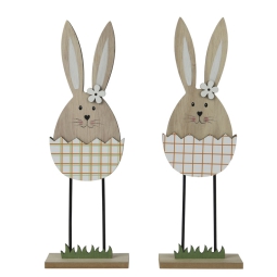 DECORO CONIGLIO H34,5CM  ASSORTITO