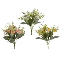 BOUQUET MARGHERITE H31CM COLORI ASSORTITI