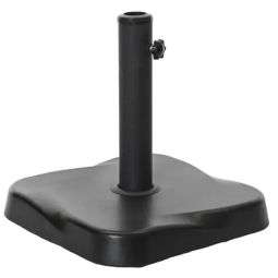 BASE PORTA OMBRELLONE    CEMENTO 37,5X37,5CM NERO