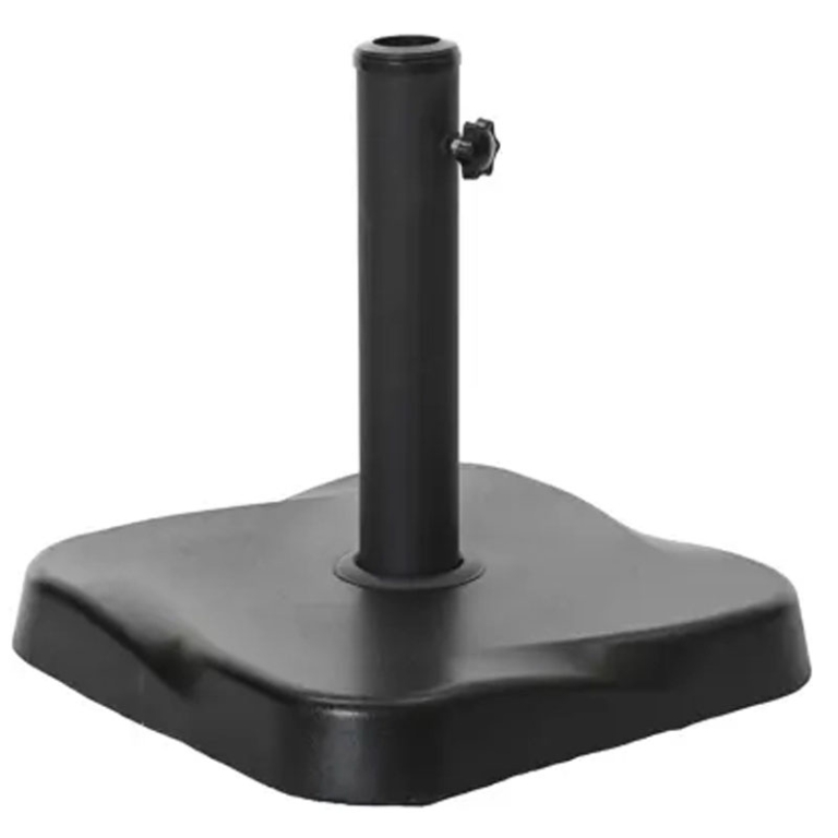 BASE PORTA OMBRELLONE    CEMENTO 37,5X37,5CM NERO