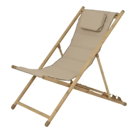 SEDIA SDRAIO RICHIUDIBILE COLOR SABBIA H98CM