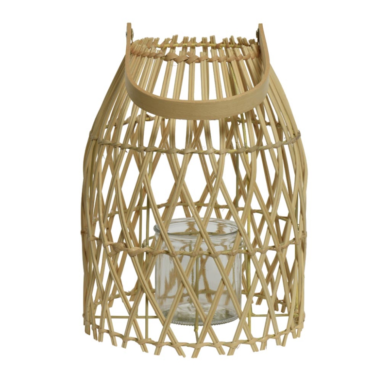 LANTERNA RATTAN D24H31CM NATURALE