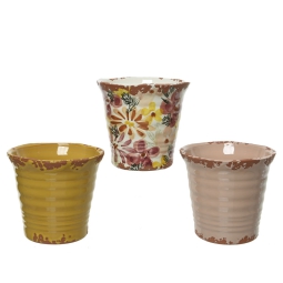 VASI TERRACOTTA D14H13,5CM SOGGETTI ASSORTITI