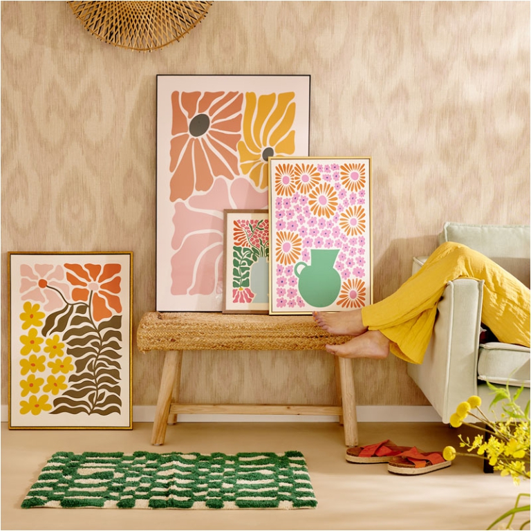 QUADRO FLOREALE 3D 60X90CM 2