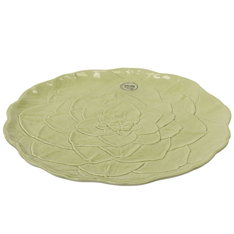 PIATTO D27,8CM FANTASIA  FLOREALE VERDE CHIARO 3