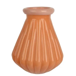 VASO VETRO H28CM ARANCIONE