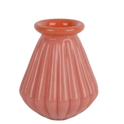 VASO VETRO H21CM CORALLO