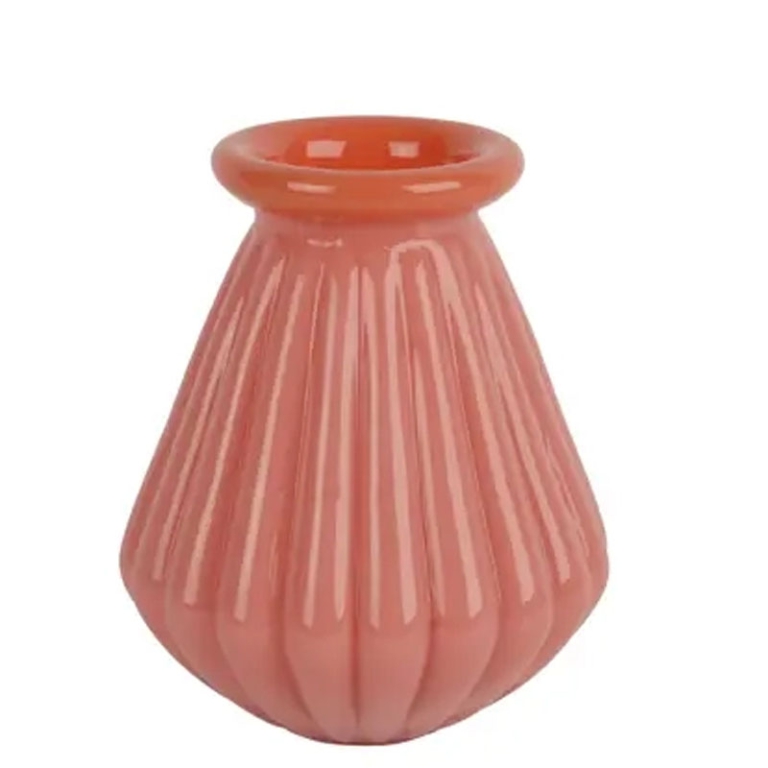 VASO VETRO H21CM CORALLO