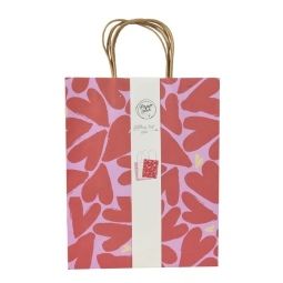 SHOPPER 26X13,6H32,7CM   3PZ CUORI
