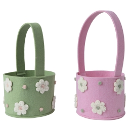 CESTINO FELTRO D15H12CM  COLORI ASSORTITI