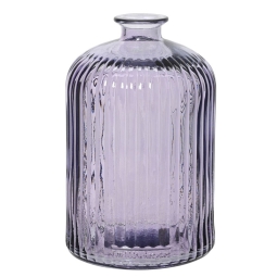VASO VETRO RICICLATO H23CM LILLA