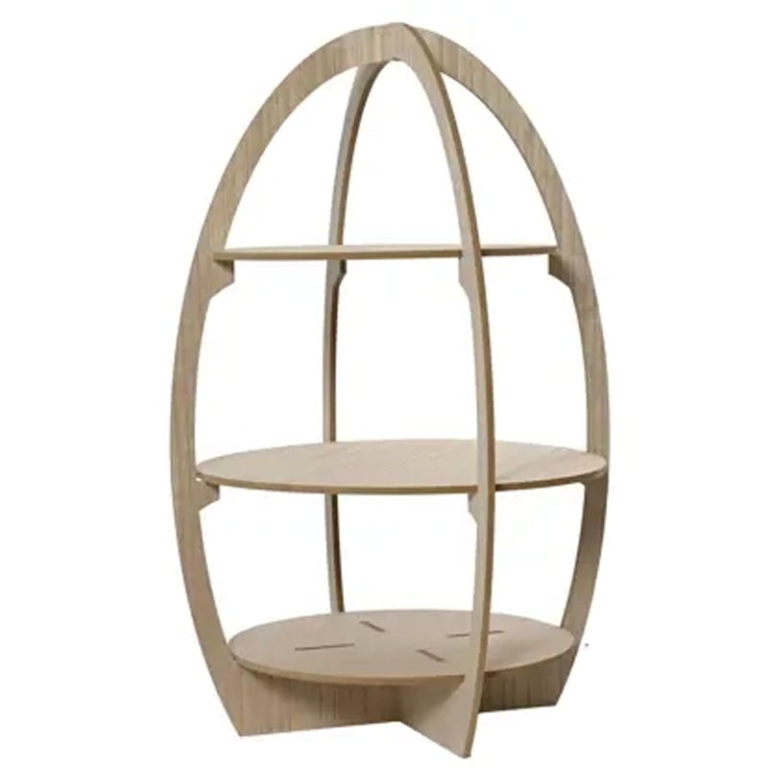 ESPOSITORE DA BANCO H90CM FORMA UOVO MULTIRIPIANO