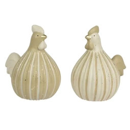 DECORO CHIOCCIA H20CM TERRACOTTA COLORI ASSORTITI