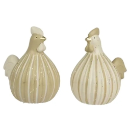 DECORO CHIOCCIA H15CM TERRACOTTA COLORI ASSORTITI