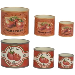 VASO CERAMICA SET 3PZ    SOGGETTI ASSORTITI