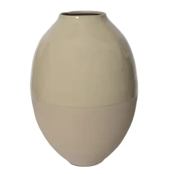 VASO METALLO H37CM SABBIATO TORTORA