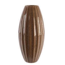 VASO CERAMICA 17H36CM MARRONE