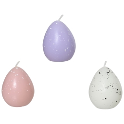 CANDELA OVETTO H5,3CM    COLORI ASSORTITI