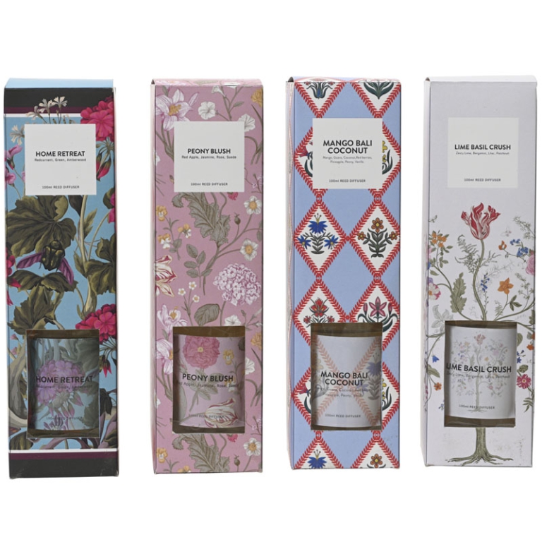 DIFFUSORE VETRO FRAGRANZE ASSORTITE CON SCATOLA 2