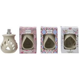 DIFFUSORE OLII ESSENZIALI H13CM CERAMICA ASSORTITI